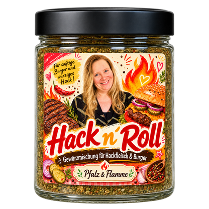 Hack n’ Roll – Gewürzmischung für Hackfleisch & Burger @Nicolekochtleicht x Pfalz & Flamme
