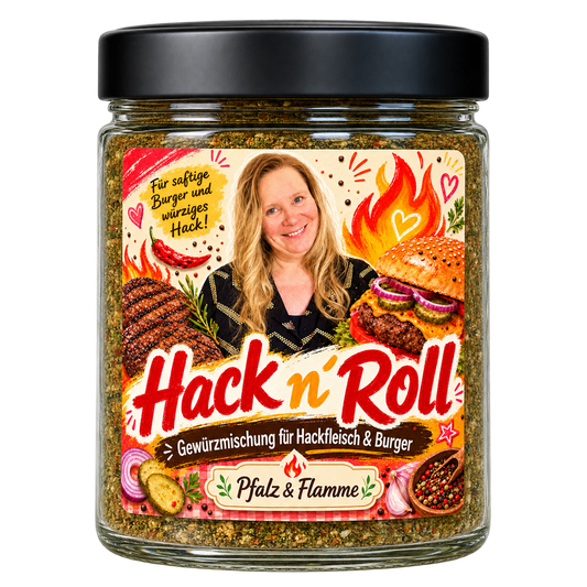 Hack n’ Roll – Gewürzmischung für Hackfleisch & Burger @Nicolekochtleicht x Pfalz & Flamme