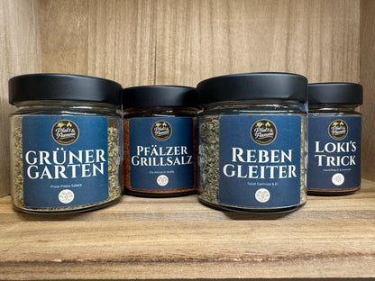 Küchenstarter Gewürz Geschenkset – 4er Set | Handgemachte Gewürze aus der Pfalz