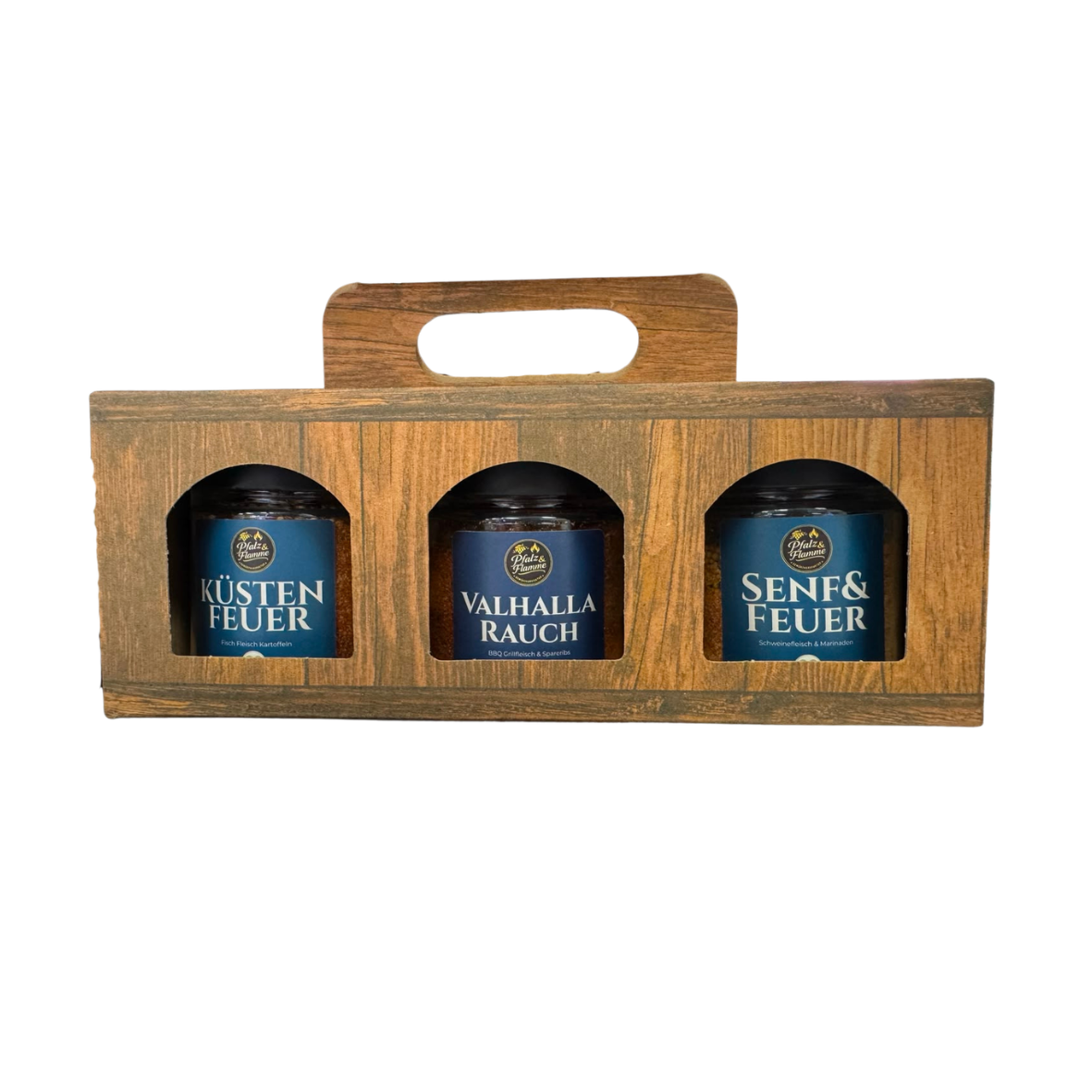 3er Feuer & Rauch Gewürz Geschenkset von Pfalz & Flamme