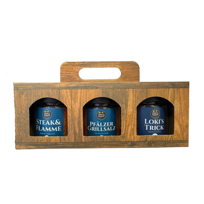 3er Grill Gewürz Geschenkset von Pfalz & Flamme