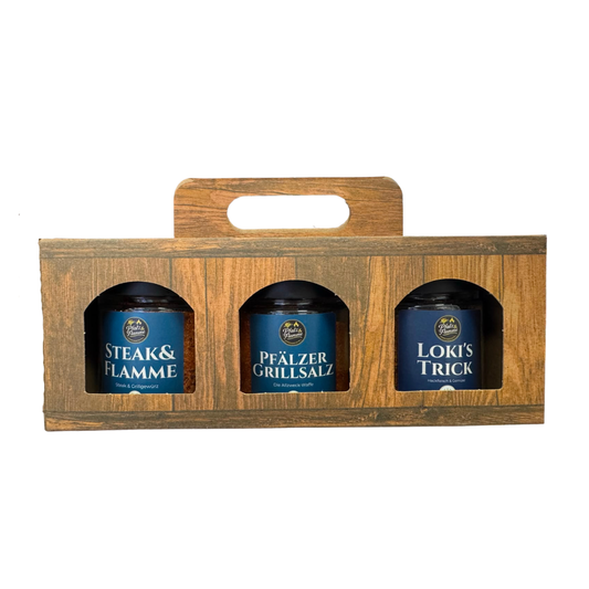 3er Grill Gewürz Geschenkset von Pfalz & Flamme