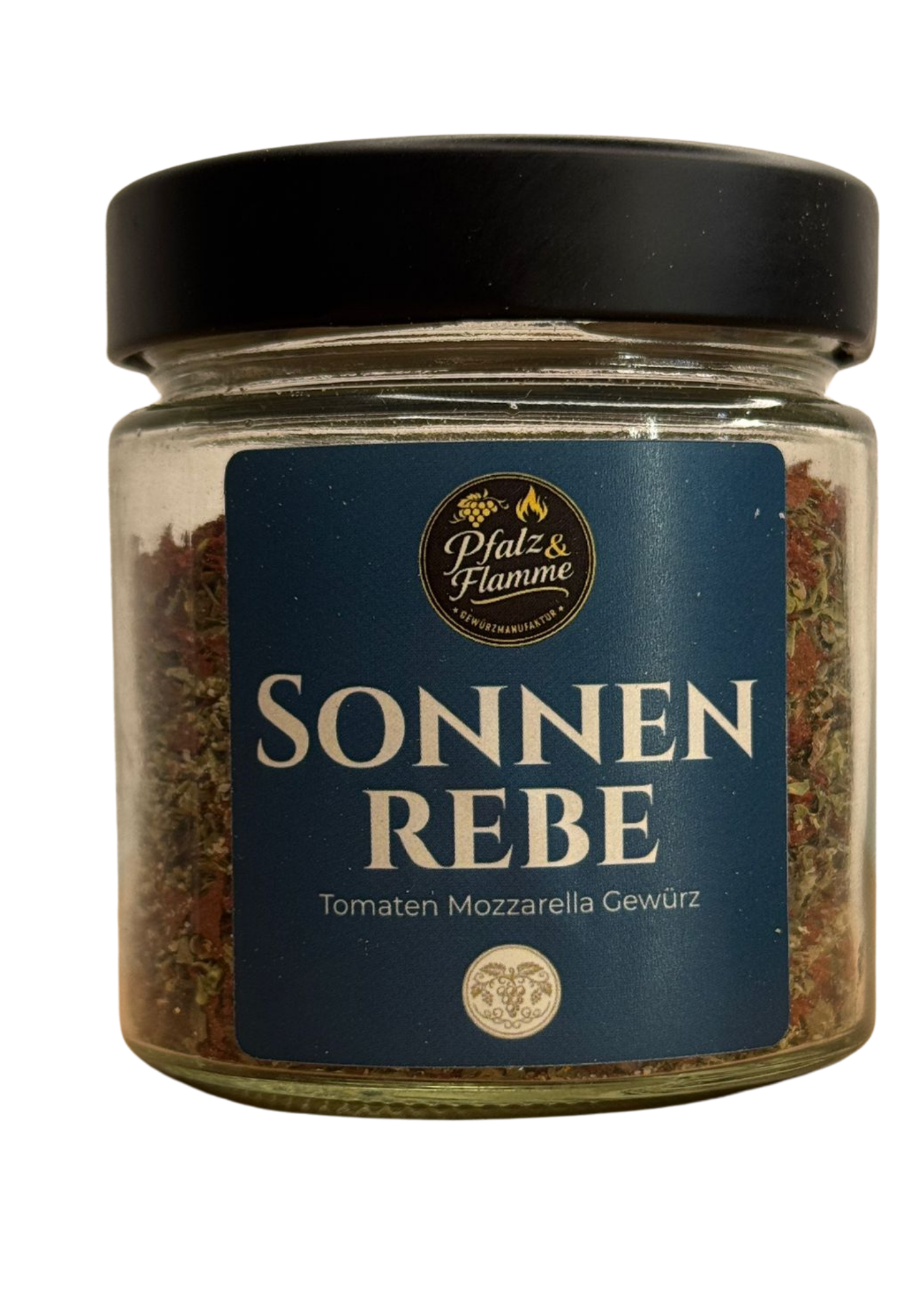 Tomaten Mozzarella Gewürz Sonnenrebe von Pfalz & Flamme