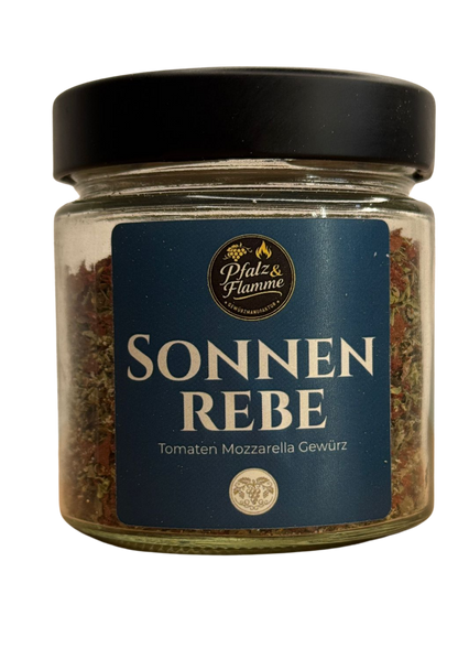 Tomaten Mozzarella Gewürz Sonnenrebe von Pfalz & Flamme